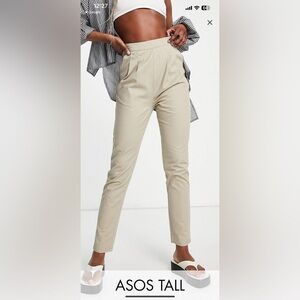 ASOS Tall khaki trousers/ pant